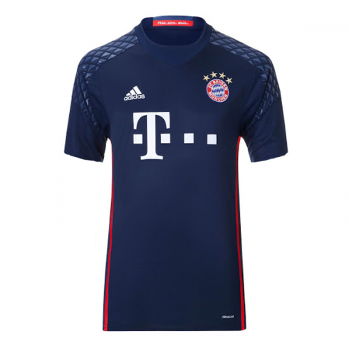 Bayern Munich Goalkeeper Soccer Jersey 16/17 Navy